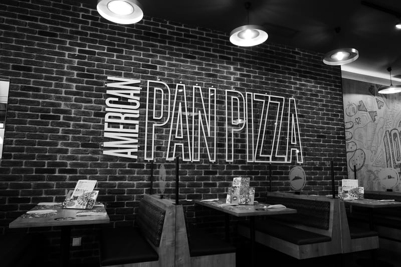 Anthony's coal fired pizza restaurant interior